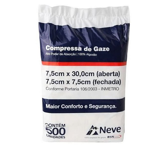 Compressa De Gazes 13 Fios - Produtos médicos e ortopédicos , tudo