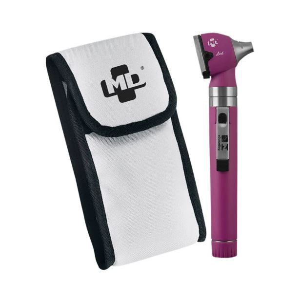 Otoscópio Pocket Led Roxo Omni 3000 Com Estojo Md