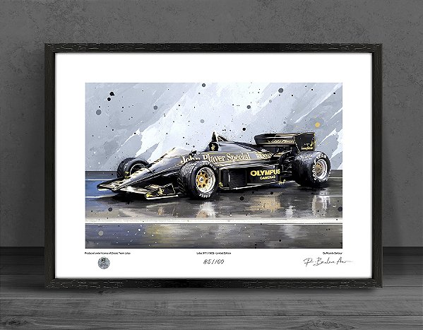 Lotus 97T - GP Estoril, Portugal (1985) - Edição Limitada