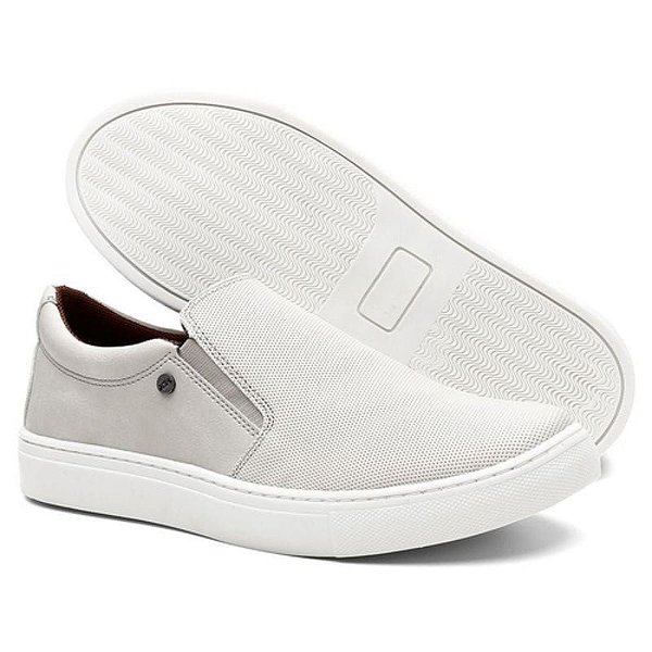 SAPATÊNIS SLIP ON IATE MASCULINO GELO - CONNECT STORE CALÇADOS