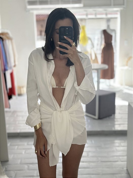 Camisa Linho Pérola