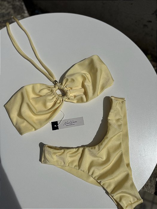 Bali Amarelo Manteiga Calcinha Asa Delta