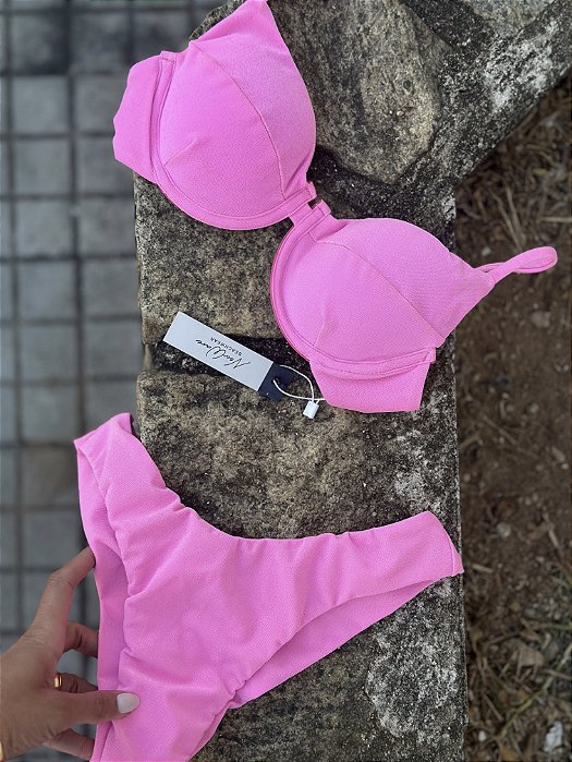 Meia Taça Rosa Chiclete Asa Delta