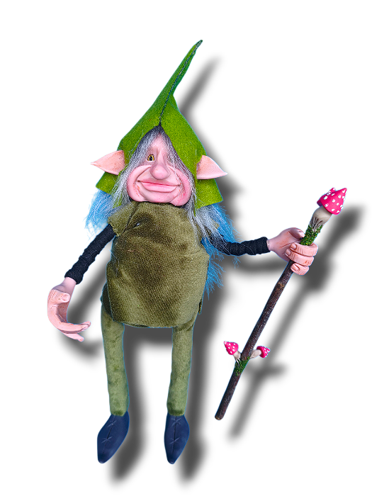 Olav, o Duende da Sorte (com cajado)