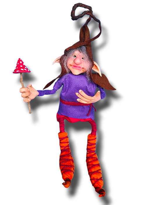 Thobias, o Duende Mensageiro da Sorte (articulado - sentado)