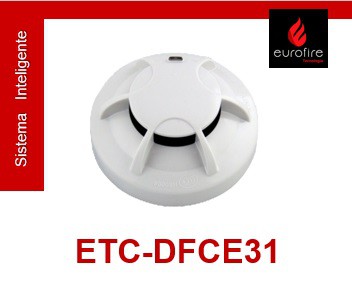 Detector de Fumaça Endereçável, com CE - Eurofire Tecnologia