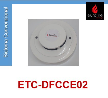 Detector de Fumaça Convencional - Eurofire Tecnologia