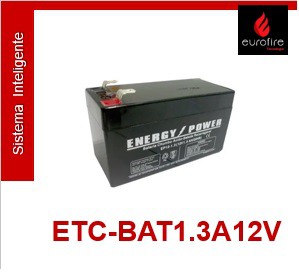 Bateria 1,3 A/h - Eurofire Tecnologia