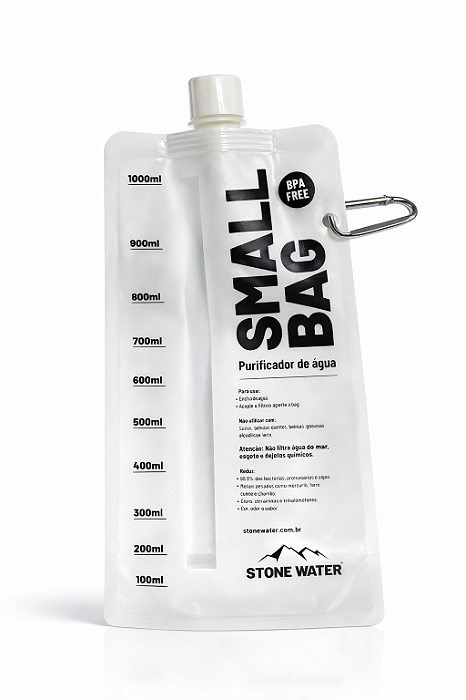 Small Bag - Bolsa Dobrável 1000 mL para Coleta de Água