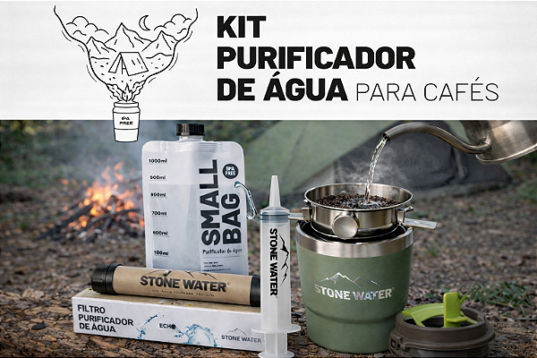 LANÇAMENTO Kit Café - Purificação de Água e Extração de Café