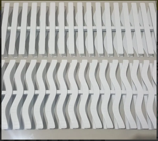 Grelha Plástica Flexível 15 larg x 2,4 alt cm metro linear- Sodramar