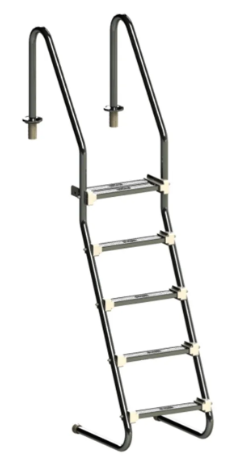 Escadas Confort Home 5 Degraus 1 1/2 Polegada Inox 304 Sodramar