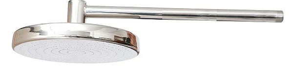 Ducha Para Piscinas Redonda em Aço Inox 25cm Shower Round