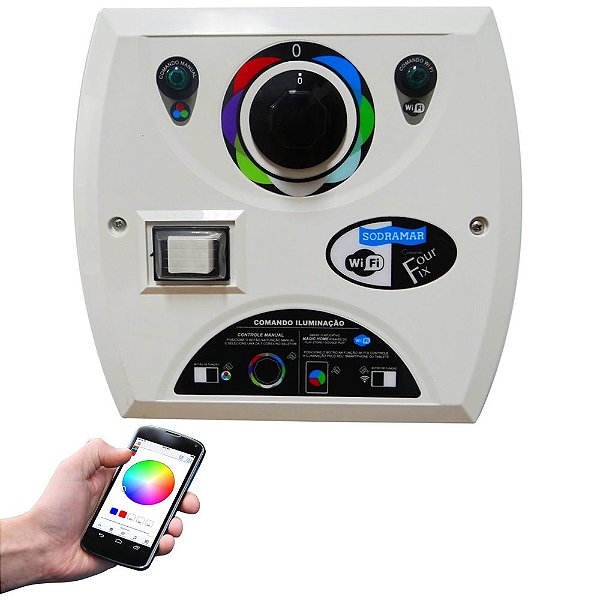 Driver Comando Four Fix para Led com Wi-Fi 150W com transformador e Retificador