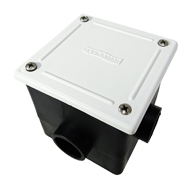 Caixa de Passagem Para Piscinas com Tampa ABS