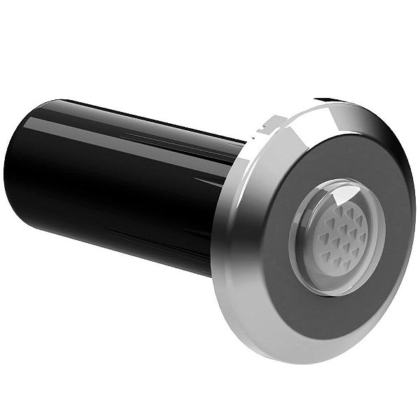 Luminária Hiper Led RGB - 9 W - Corpo ABS - Frontal INOX para tubo 50 mm - cabo 1,5m