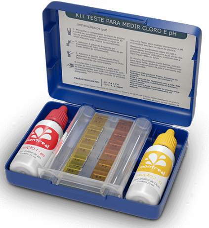 Estojo de Teste pH e Cloro