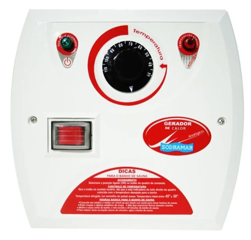 Comando para Gerador de Calor Analógico Contactor 50 A - Sodramar