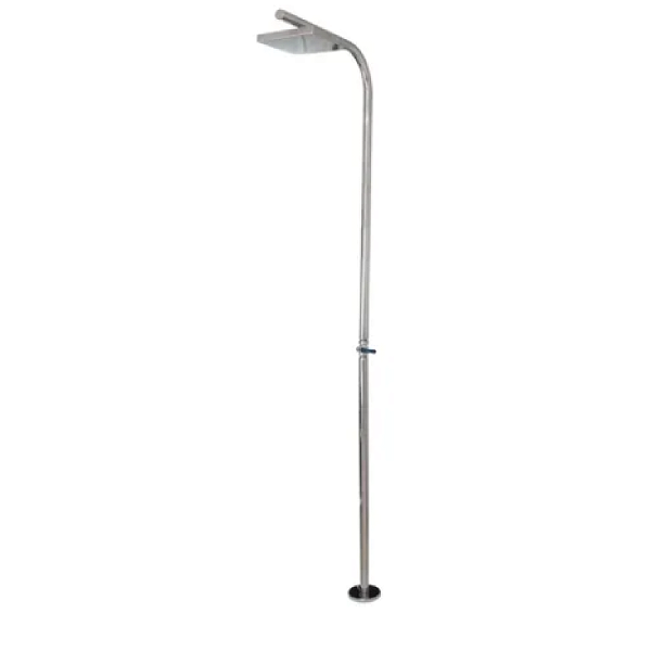 Ducha Para Piscinas de Piso Quadrada Altura 235cm Barcelona Square INOX 316