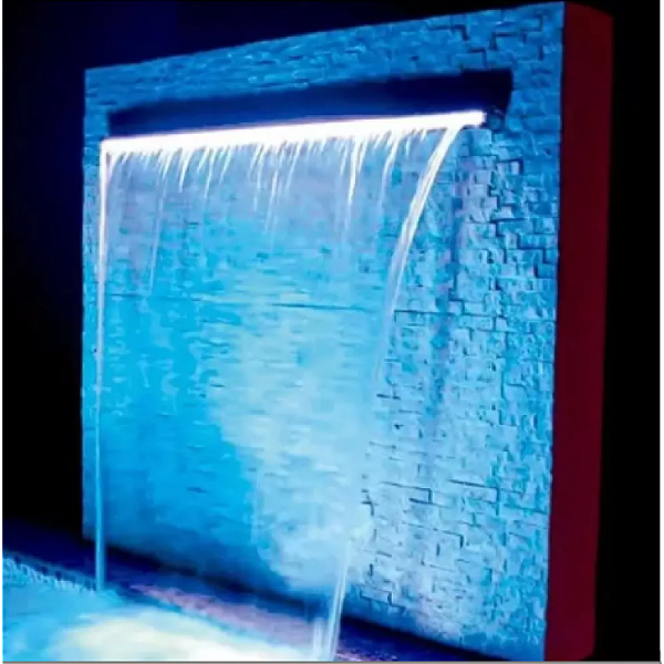 Cascata de Embutir Para Piscinas 300 cm com LED
