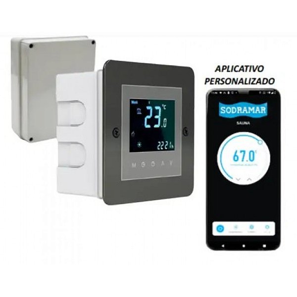 Comando Touch Exclusivo para Compact Line Inox - Sodramar