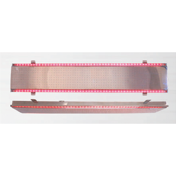 Ducha Linear 2,5 mts Com Led Inox 304