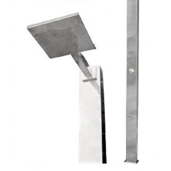 Ducha Para Piscinas de Piso Modelo Torre Altura 218 cm- Inox 304