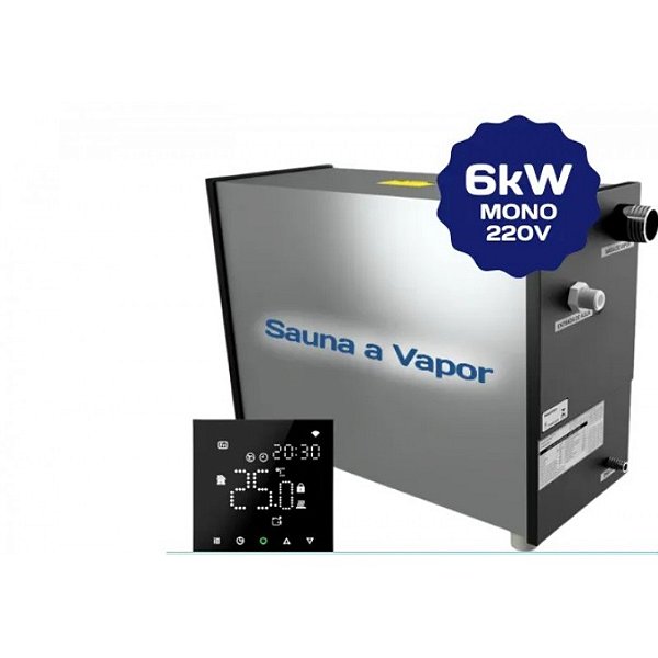 Sauna a Vapor Ginni G6 com Controlador Digital mono 220v