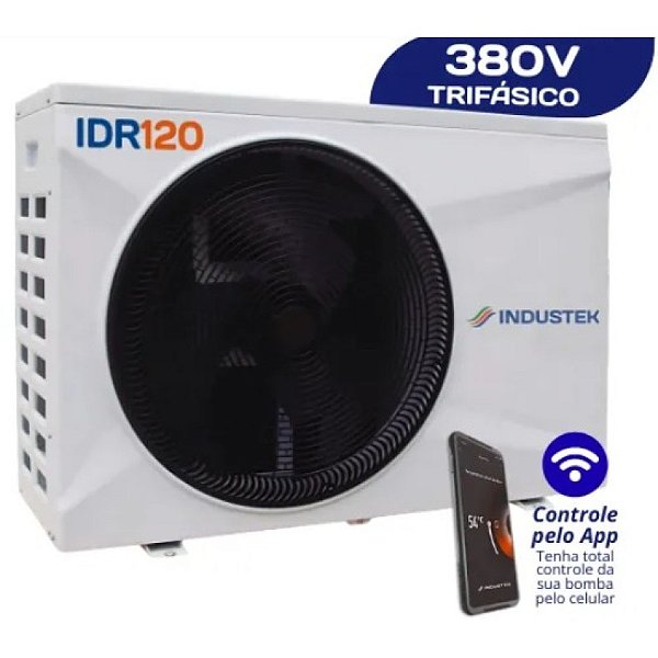 Bomba de Calor IDR 120 On-Off 380 Trif. ou Mono 220v com Wi-Fi - Industek