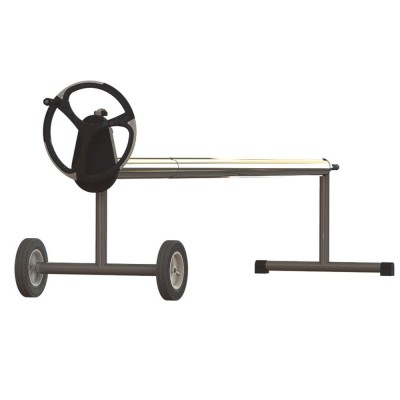 Enrolador Capa Piscina Em Aço Inox Abertura Máxima 4,25 X 25 + Capa SOB ENCOMENDA – Conforme croqui