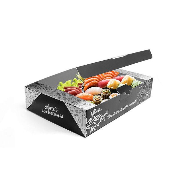 CAIXA ORIENTAL SUSHI (C/50) - BLACK GOURMET