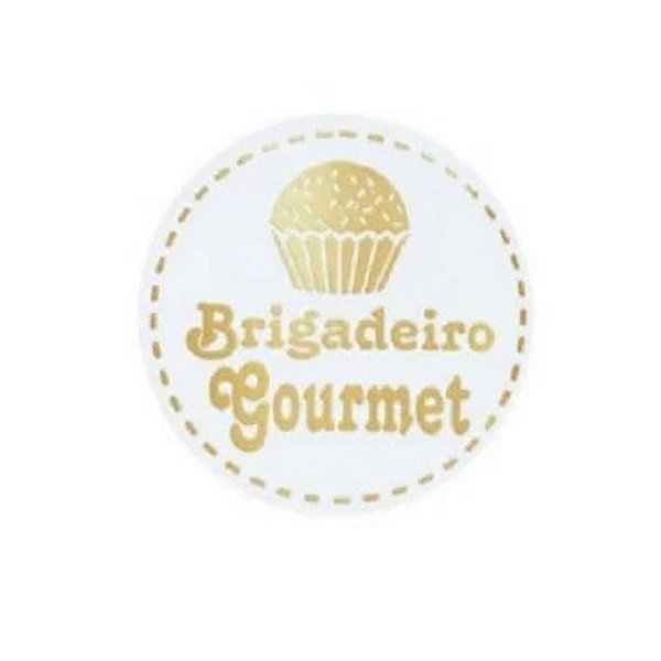 ETIQUETA PRESENTE BRIGADEIRO GOURMET BRANCO (C/100)