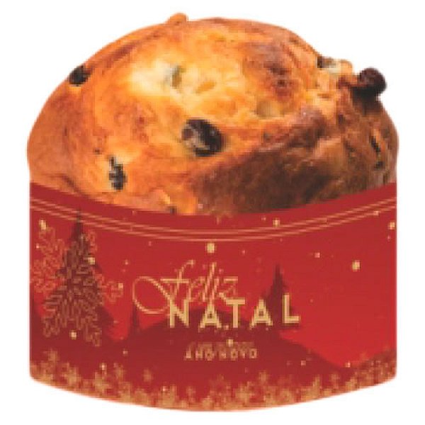 CINTA PARA PANETONE 500GR (C/10) - FELIZ NATAL