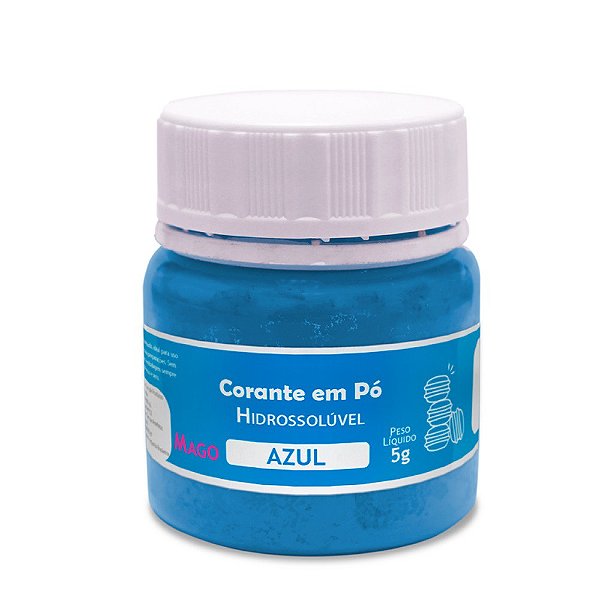 CORANTE EM PÓ HIDROSSOLÚVEL 5GR AZUL (UND)