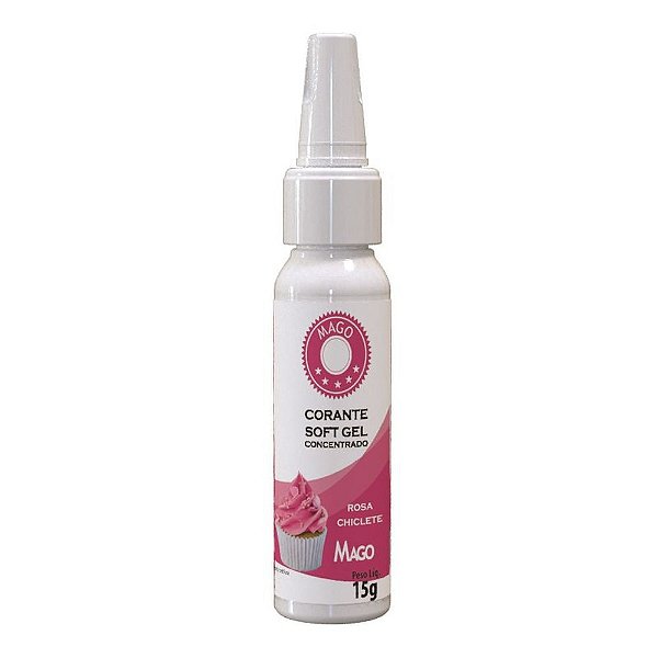 CORANTE SOFT GEL 15GR ROSA CHICLETE (UND)