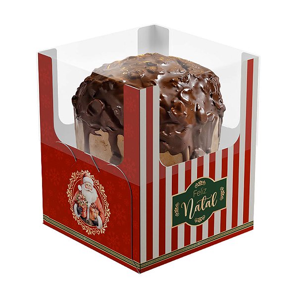 CAIXA PANETONE ENCANTO 500GR NATAL NOEL (C/5)