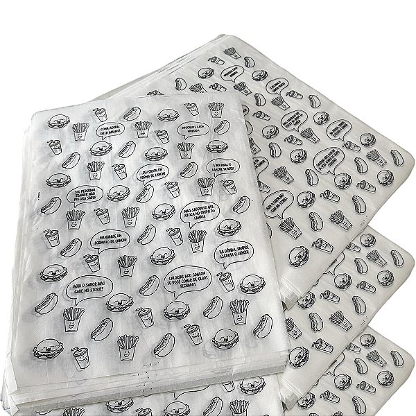 PAPEL ACOPLADO FOOD (33 X 44) (C/400) - BRASICARTA
