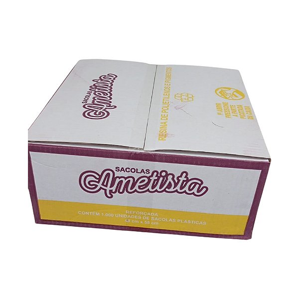 SACOLA PLÁSTICA 48 X 58 (C/1000) AMETISTA