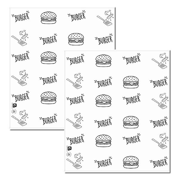 PAPEL ACOPLADO BURGER (33 X 38) (C/400) - BRASICARTA