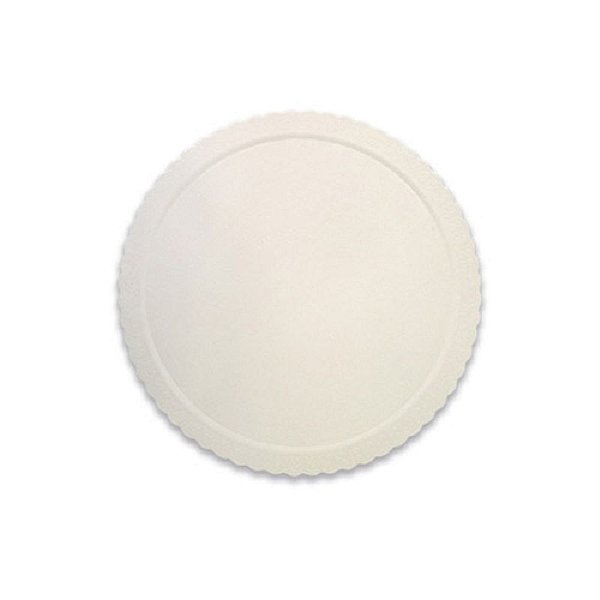 CAKEBOARD REDONDO 24CM BRANCO (UND)