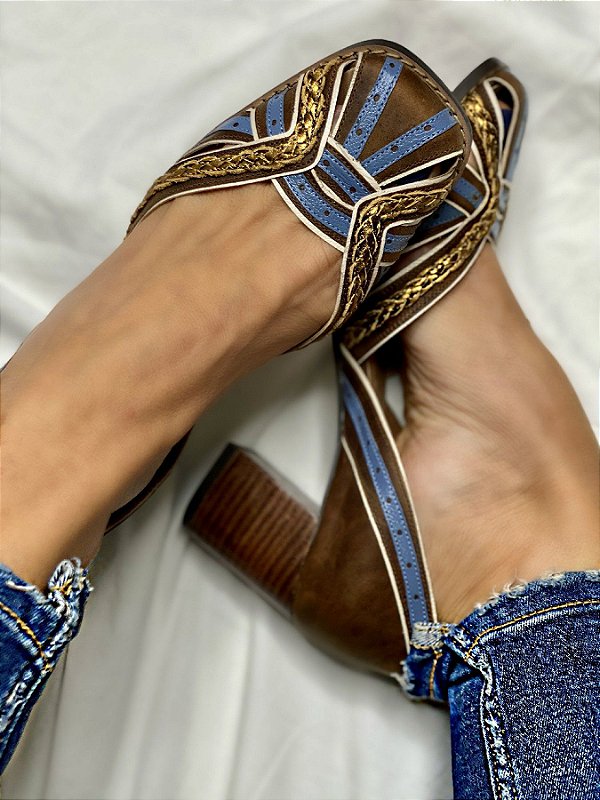 Sapato Louise Azul