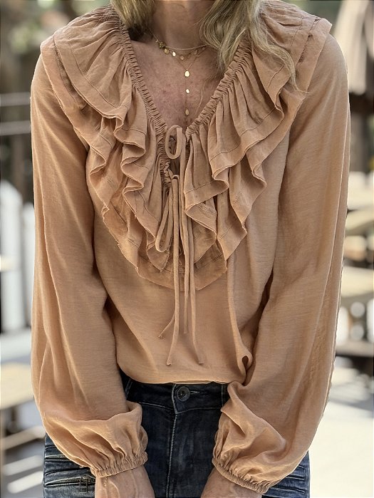 BAZAR - Camisa Babados