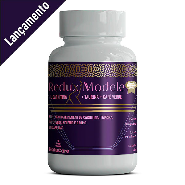 SUPLEMENTO ALIMENTAR DE CARNITINA, TAURINA, CAFÉ VERDE, SELÊNIO E CROMO - REDUX MODELE