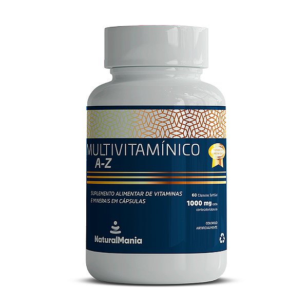 Multivitamínico de A-Z com 60 cápsulas
