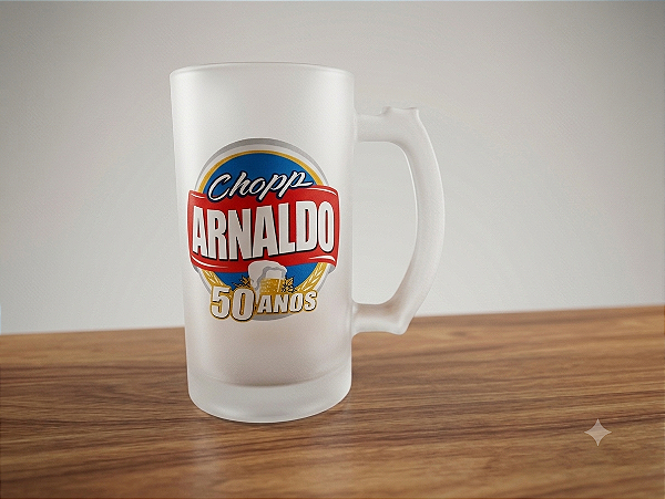 Caneca de Chopp jateado Personalizada