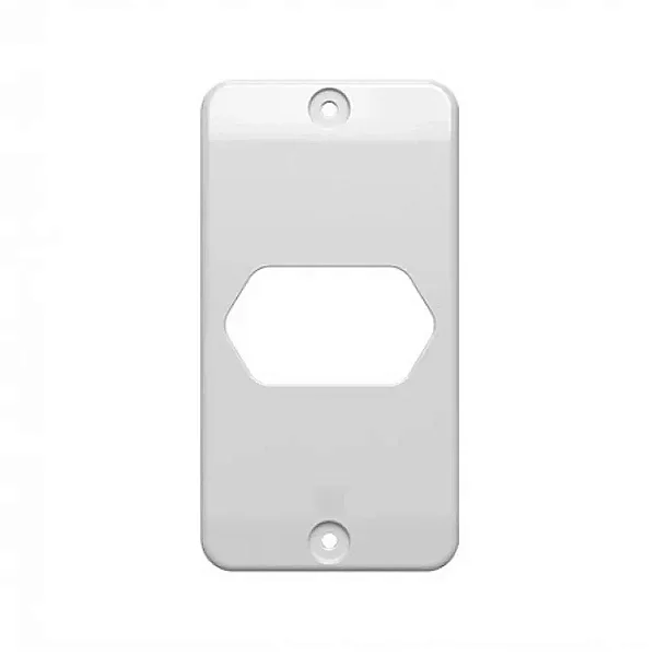 CONDULETE PLACA HORIZONTAL 1/2" E 3/4" BRANCO