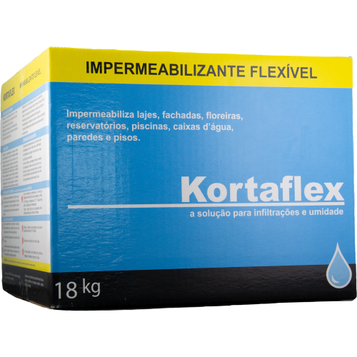 KORTAFLEX CINZA FIBRAS BICOMPONENTE 18 KG INKOR