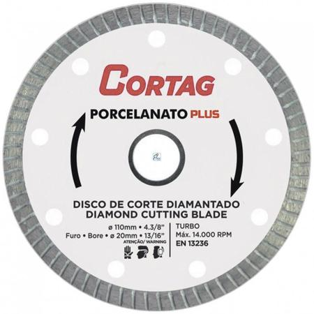 DISCO CORTAG 110mm PORCELANATO 61314 PLUS 1,4mm