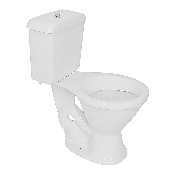 BACIA COM CAIXA ACOPLADA 6L ACESSO FIORI BRANCA
