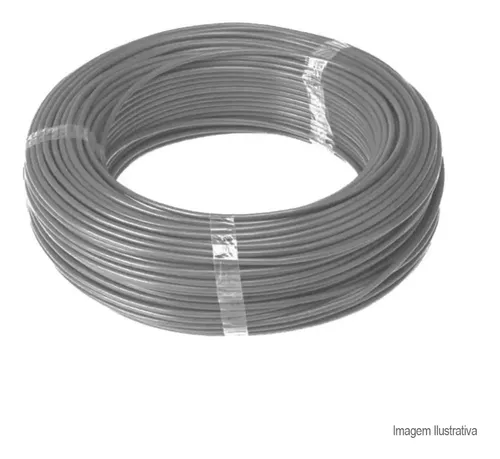 FIO FLEXIVEL 1.5mm CINZA 100 MT 750v PW